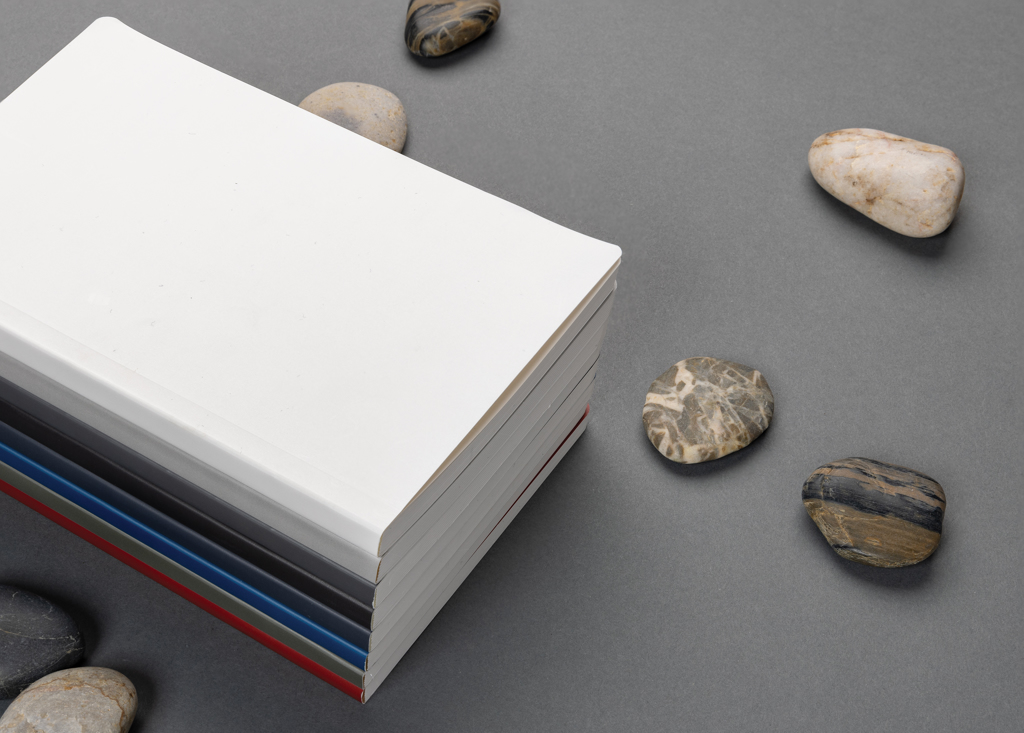 Libreta de papel de piedra de tapa blanda Impact A5