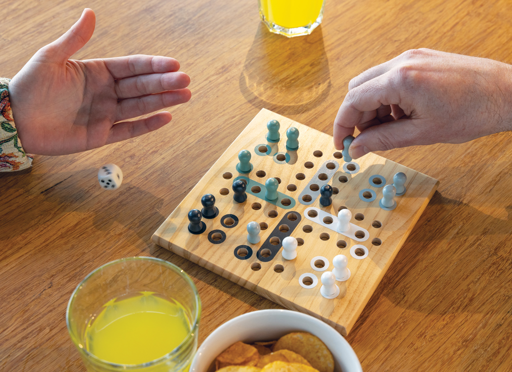 Juego de Ludo de madera Claire