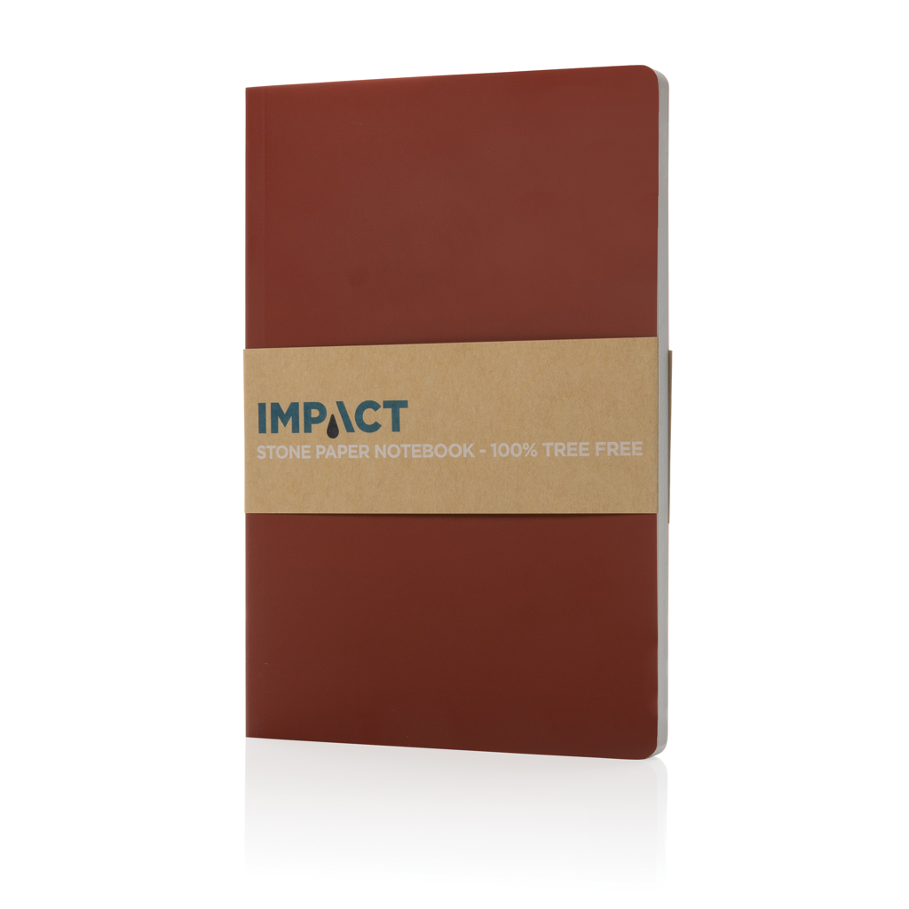 Libreta de papel de piedra de tapa blanda Impact A5