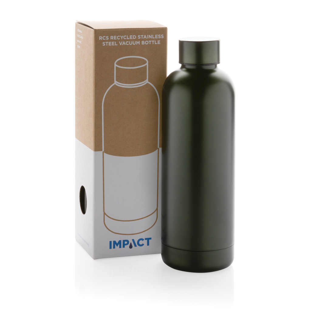 Botella al vacío Impact de acero inoxidable reciclado RCS