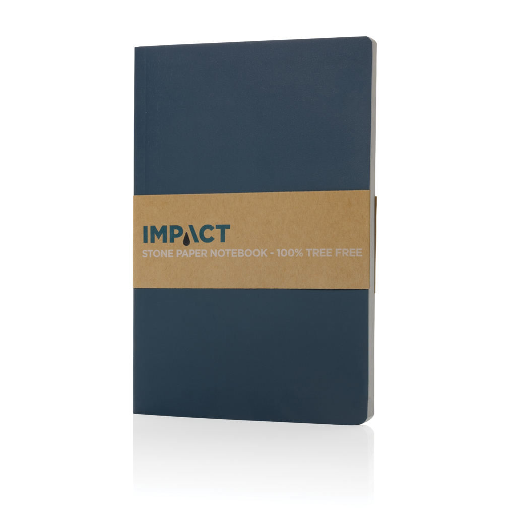 Libreta de papel de piedra de tapa blanda Impact A5