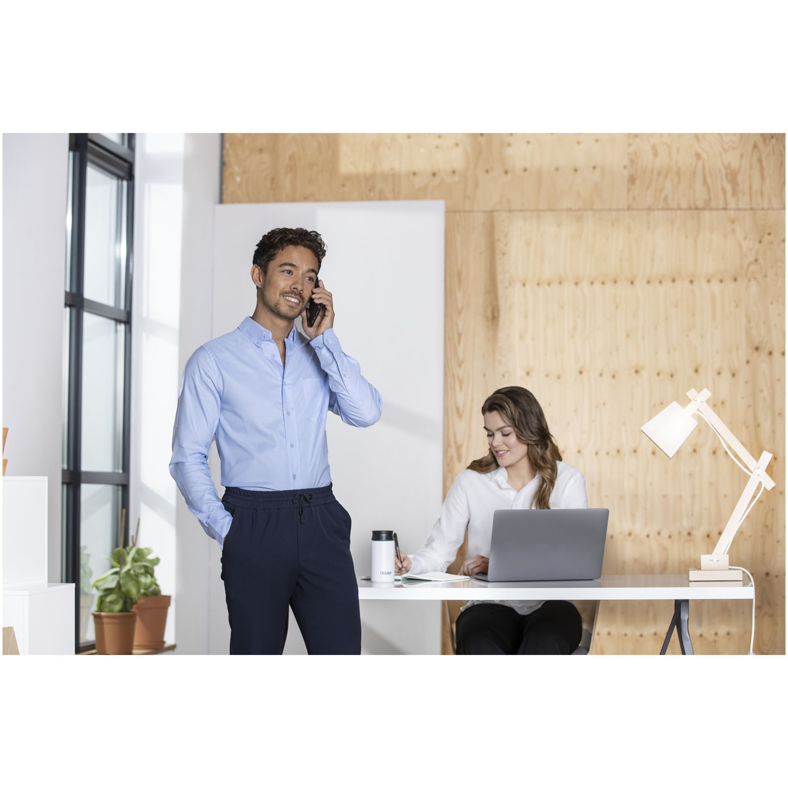 Camisa de manga larga para hombre Pollux
