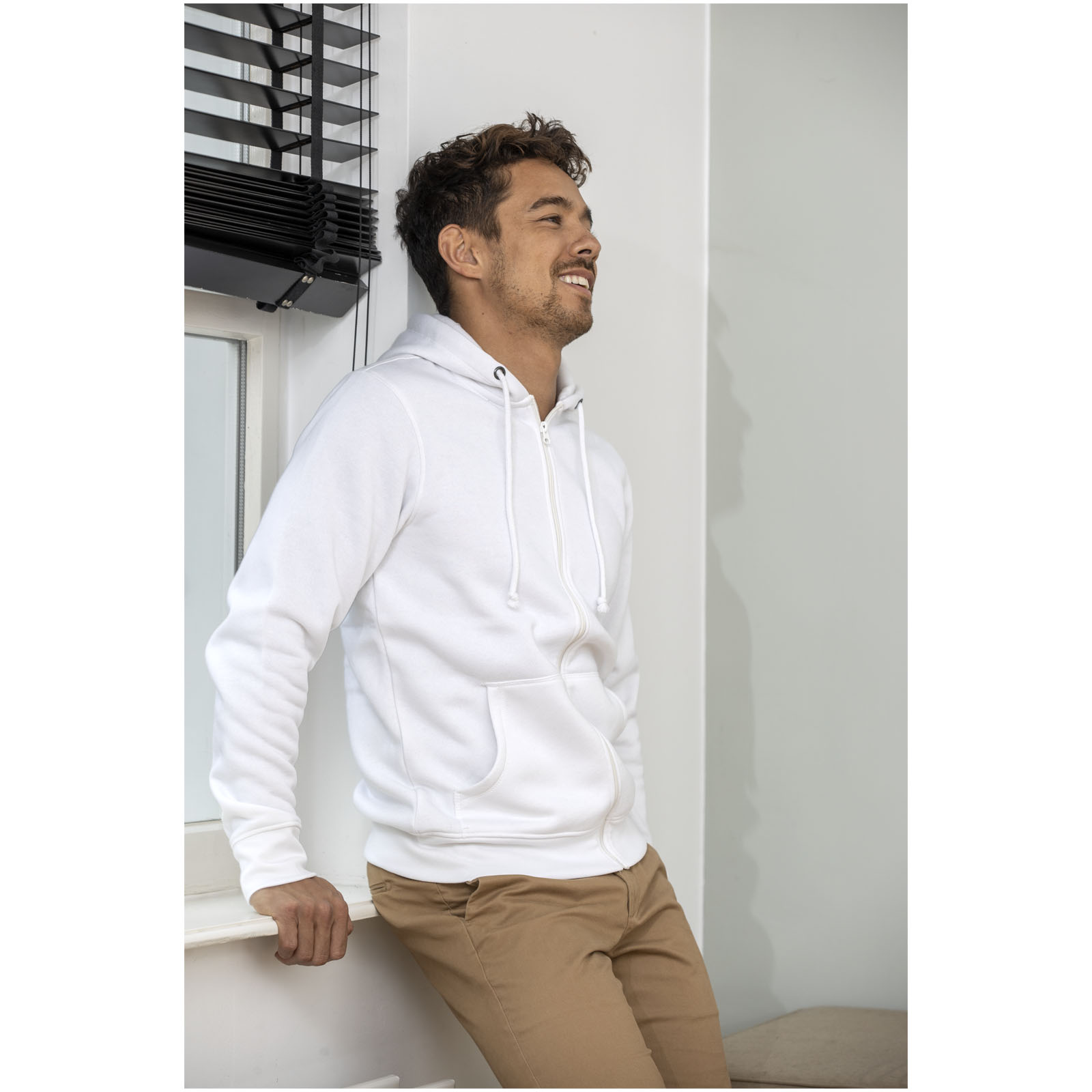 Sudadera con capucha y cremallera completa para hombre Theron