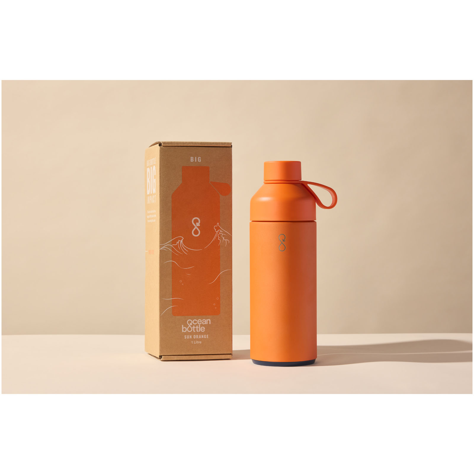 Botella de agua con aislamiento al vacío de 1000 ml Big Ocean Bottle