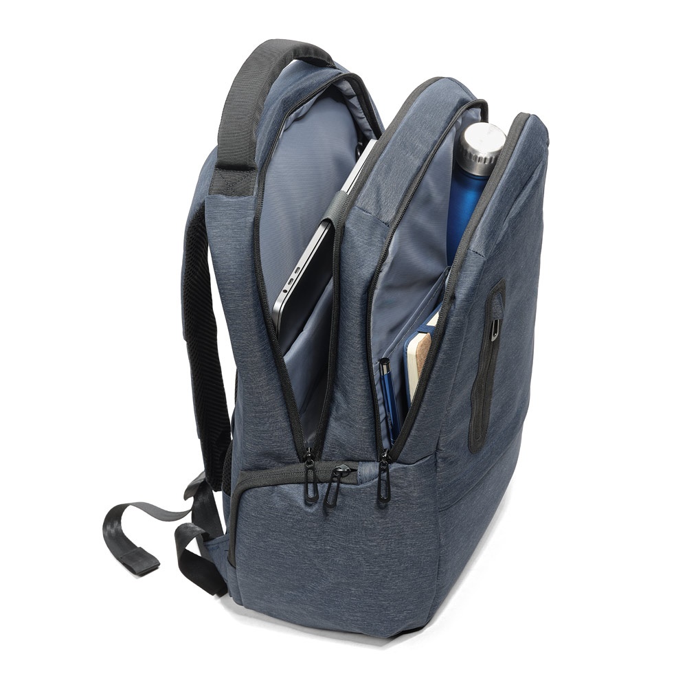 BOSTON. Mochila para portátil de 17" de nylon impermeable de 2Tone