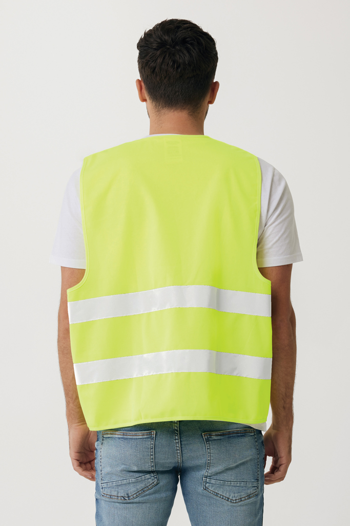 Chaleco de seguridad de PET reciclado GRS