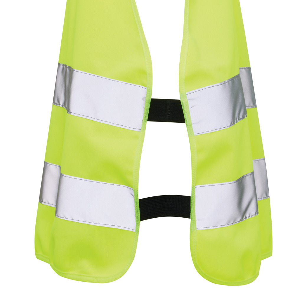 Chaleco seguridad PET reciclado GRS 7-12 años