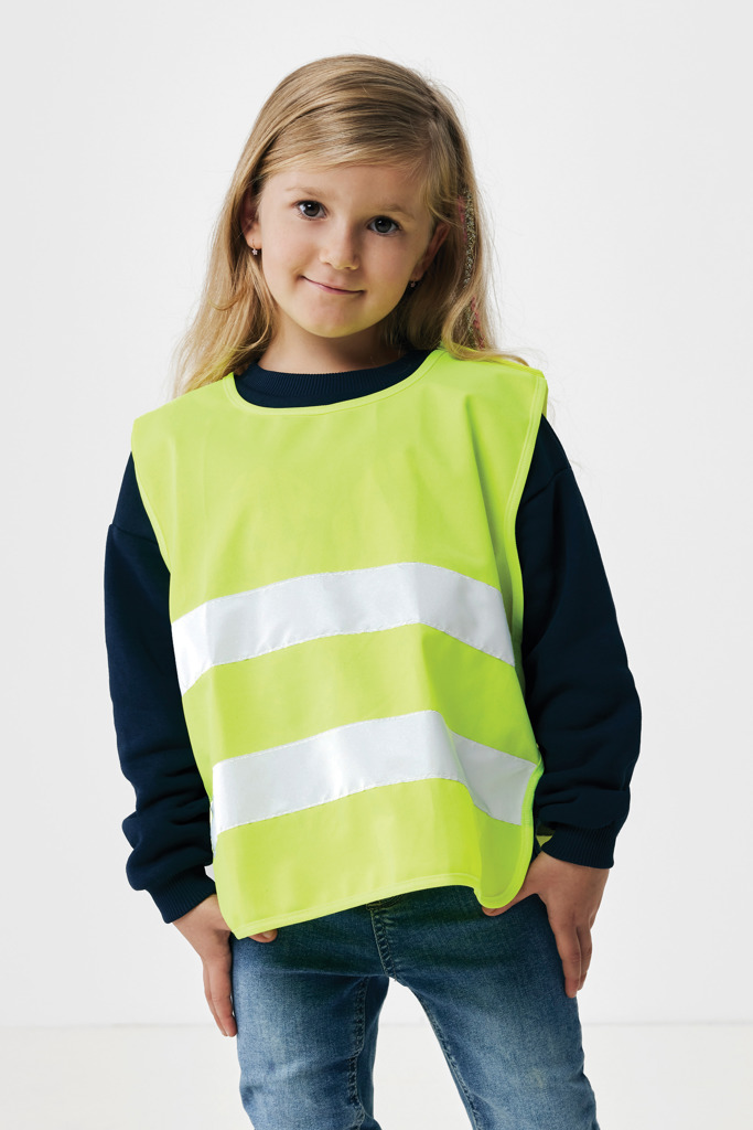 Chaleco de seguridad de PET reciclado GRS 3-6 años