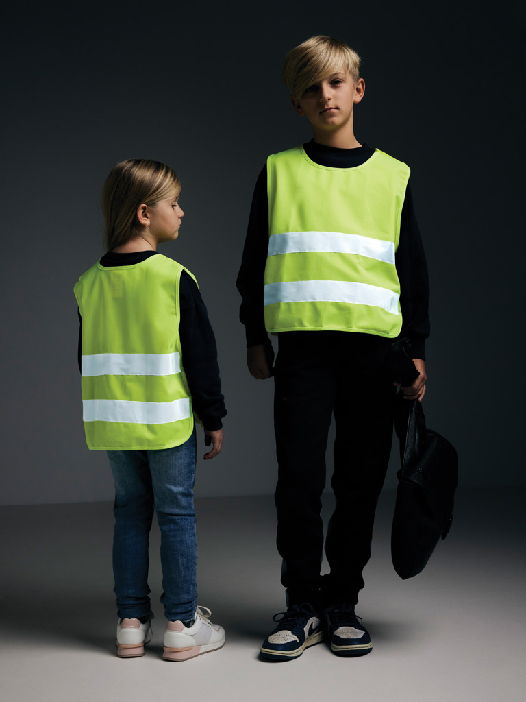 Chaleco de seguridad de PET reciclado GRS 3-6 años