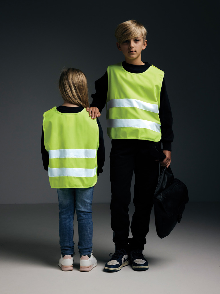 Chaleco de seguridad de PET reciclado GRS 3-6 años