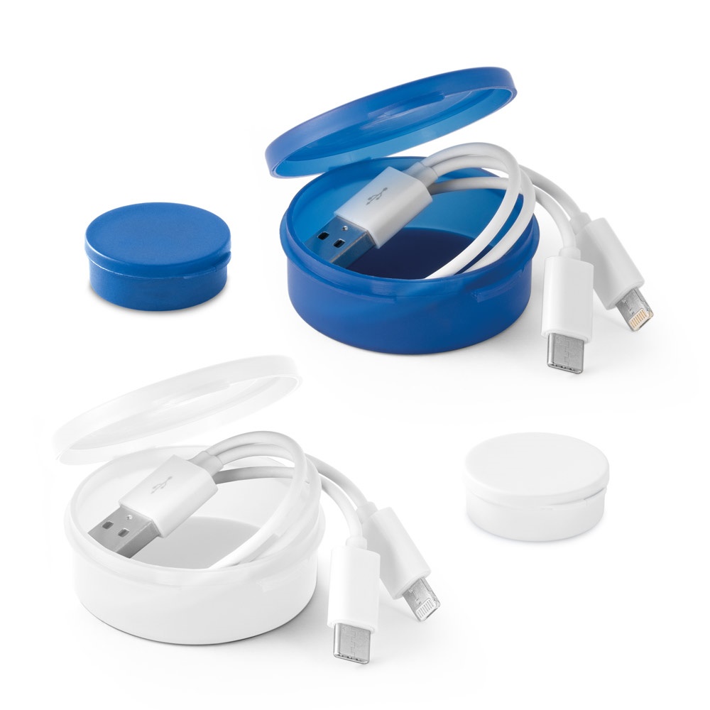 EMMY. Cable USB 3 en 1 hecho en ABS y PVC