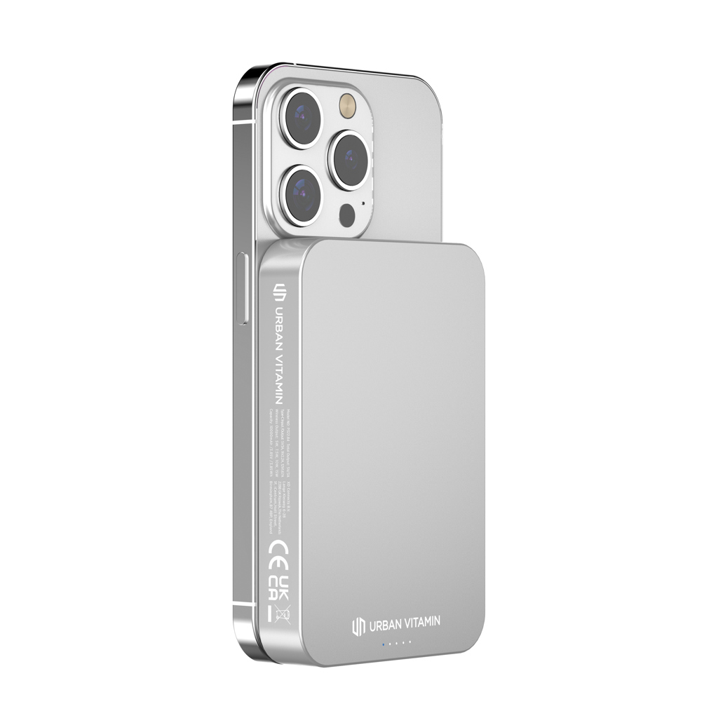 Powerbank Compton RCS plástico reciclado/aluminio10 000 mAh