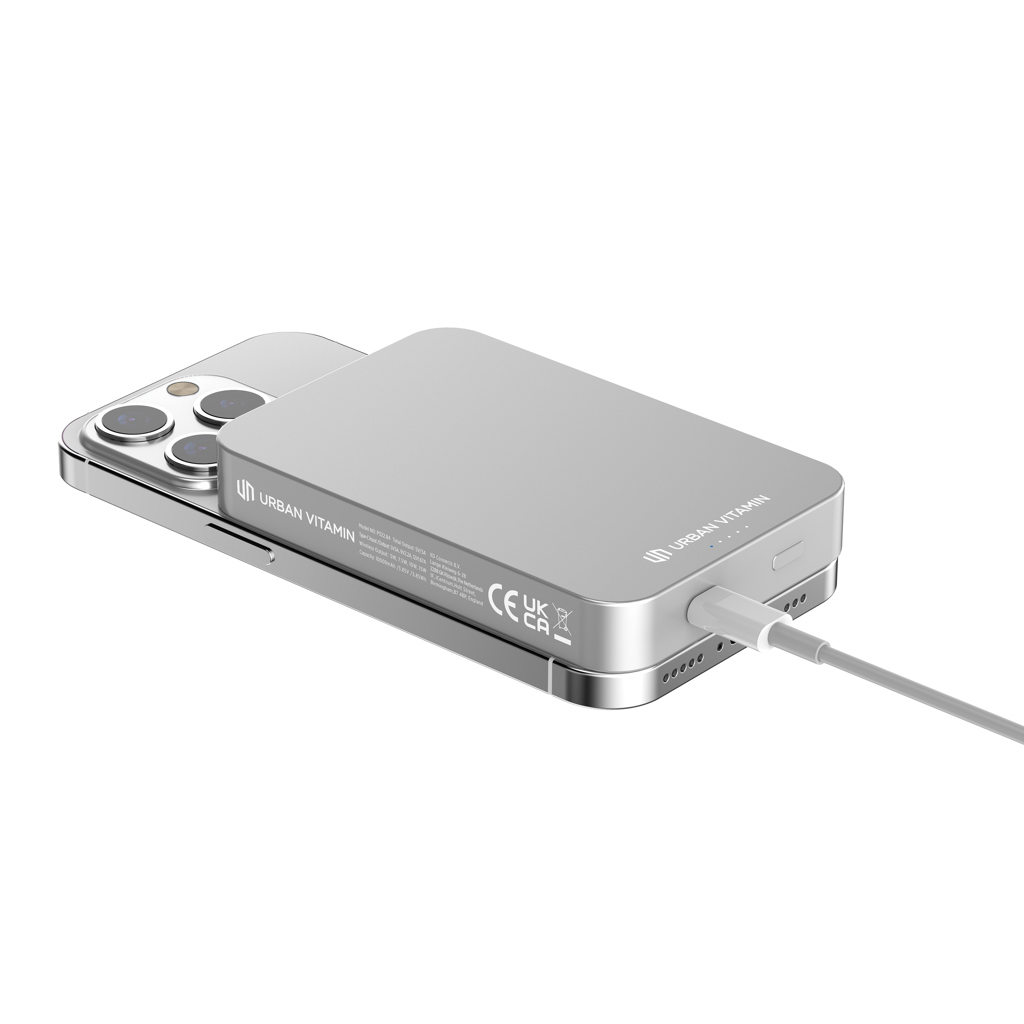 Powerbank Compton RCS plástico reciclado/aluminio10 000 mAh
