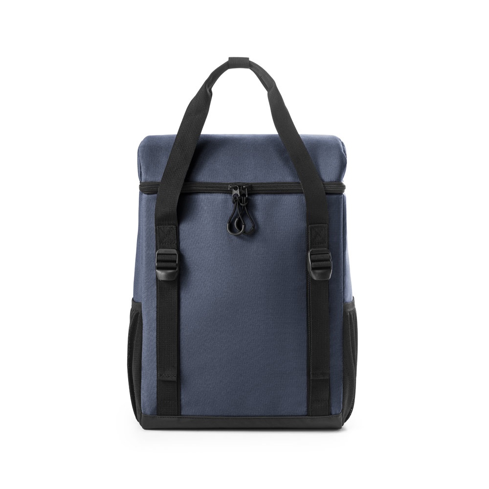 ROMA L. Mochila térmica acolchada en poliéster reciclado 600D ripstop 16 L