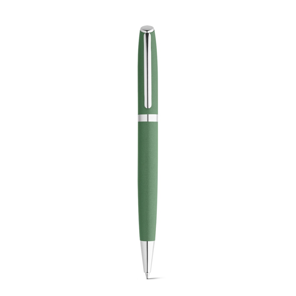 RE-LANDO-SET. Set de roller y bolígrafo con cuerpo de aluminio reciclado (100% rAL)