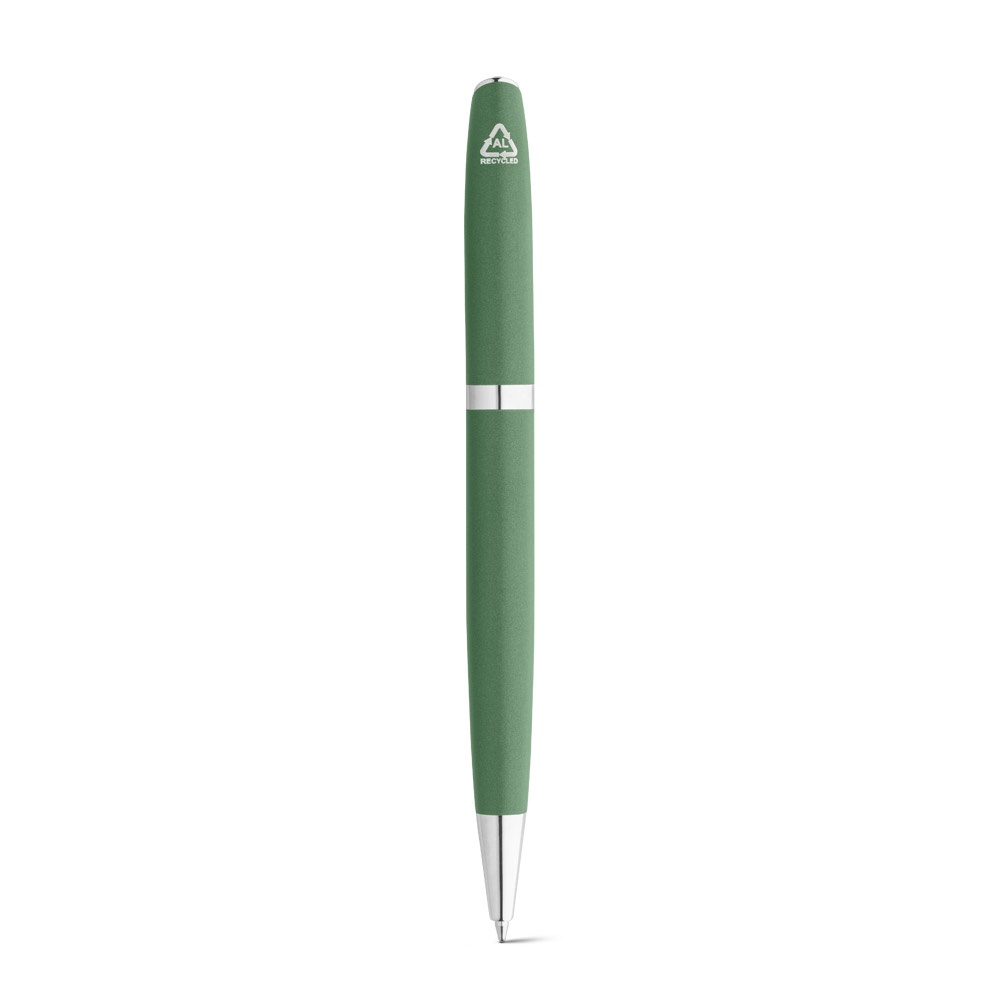 RE-LANDO-SET. Set de roller y bolígrafo con cuerpo de aluminio reciclado (100% rAL)