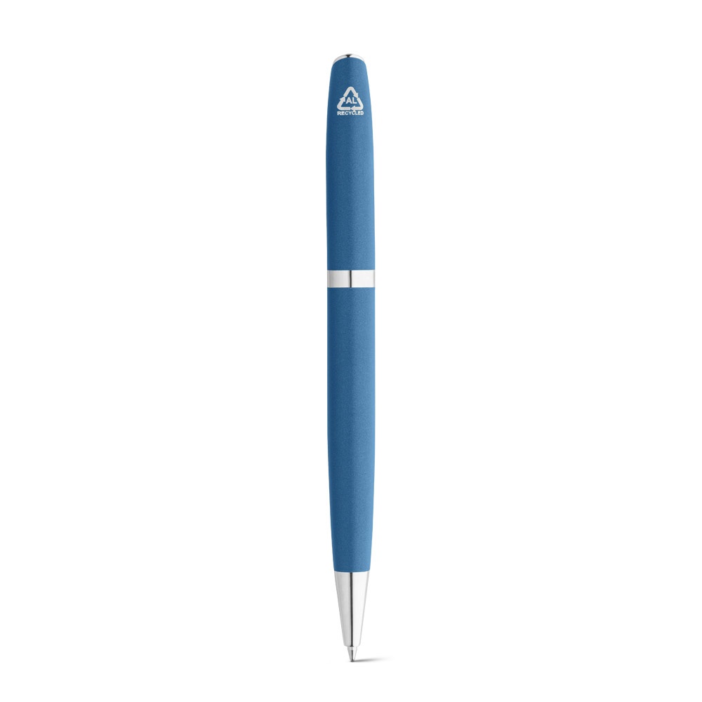 RE-LANDO-SET. Set de roller y bolígrafo con cuerpo de aluminio reciclado (100% rAL)