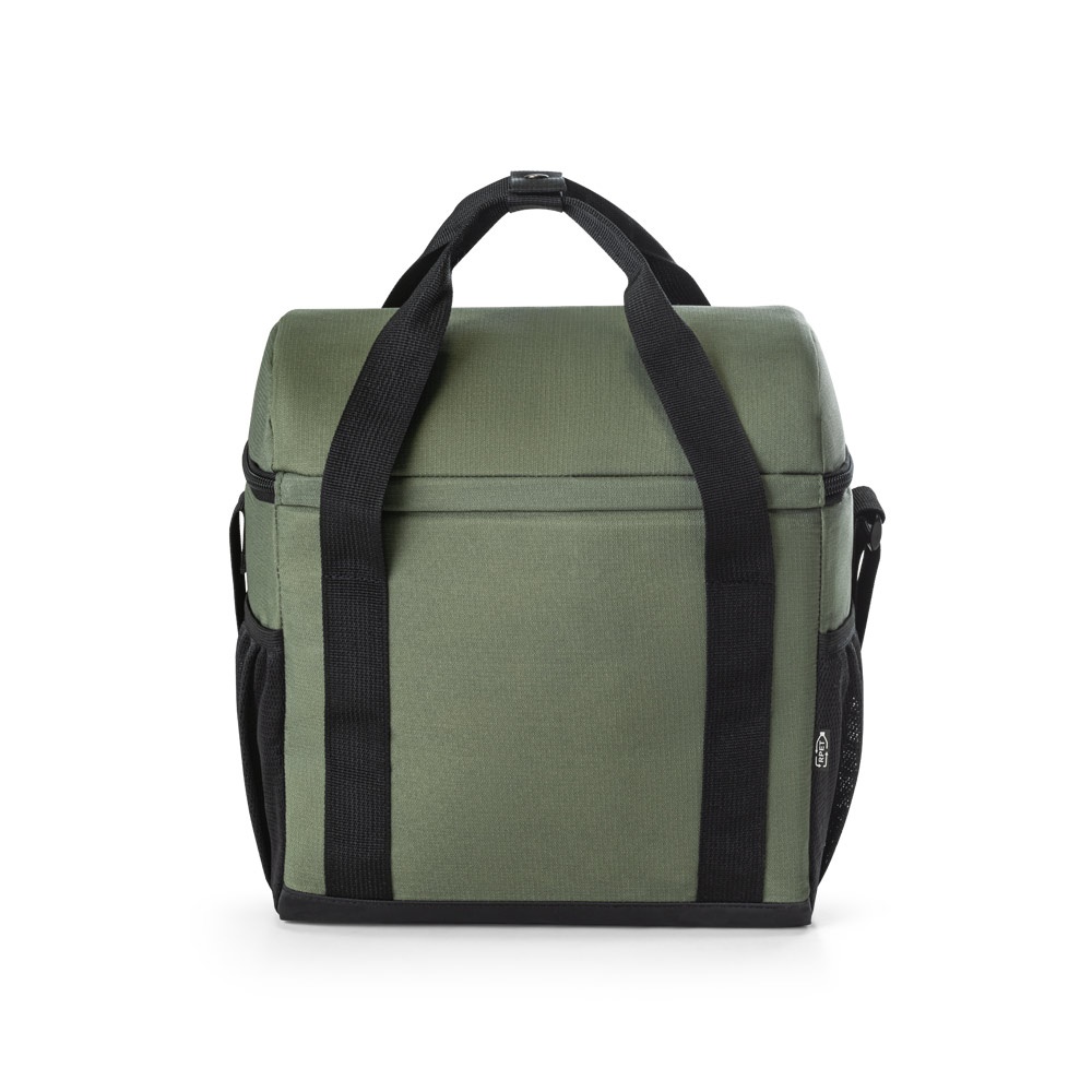 ROMA M. Bolsa térmica acolchada en poliéster reciclado 600D ripstop 11 L
