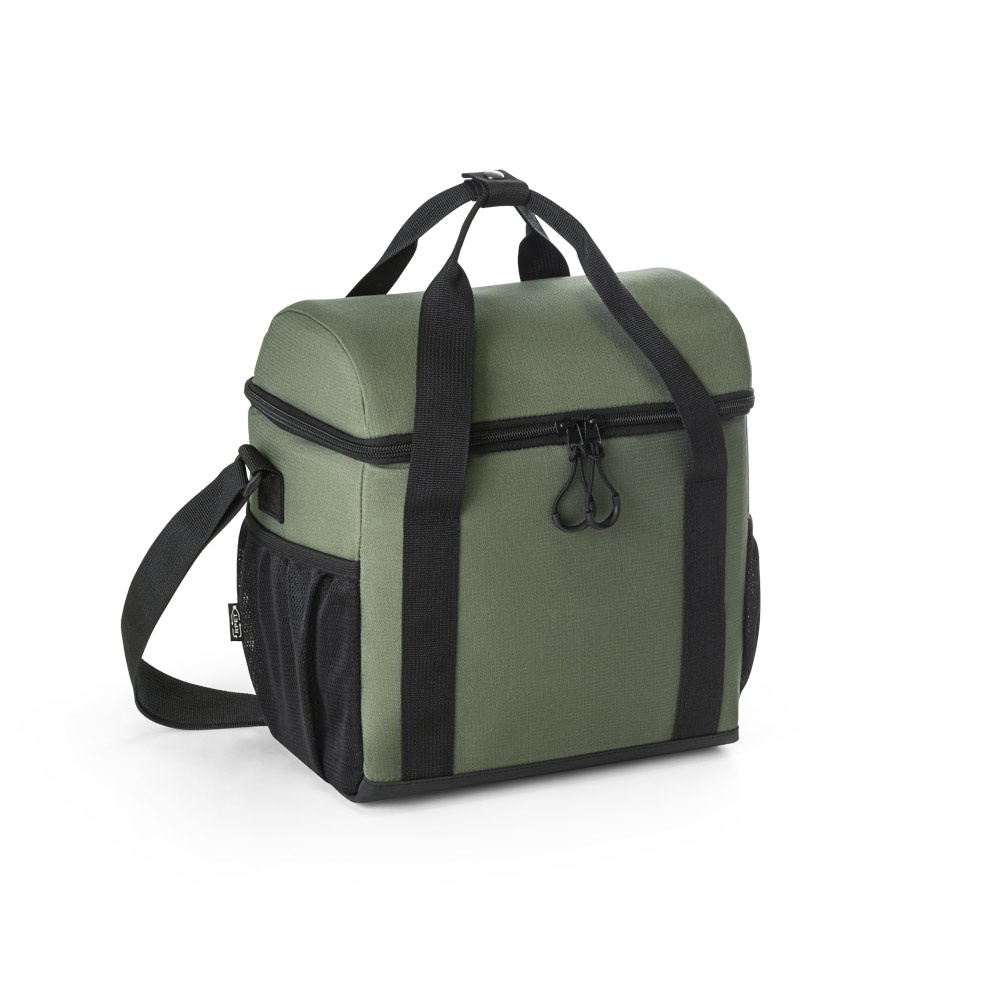 ROMA M. Bolsa térmica acolchada en poliéster reciclado 600D ripstop 11 L