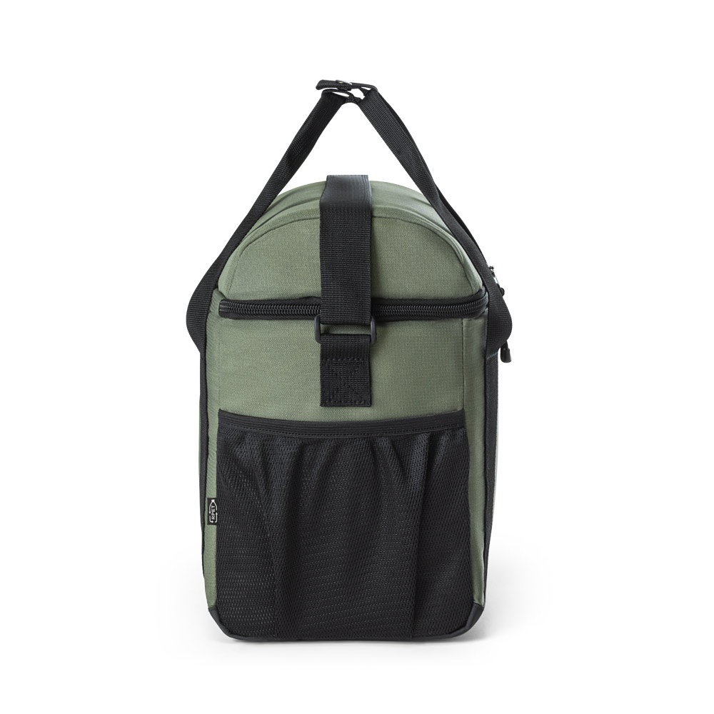 ROMA M. Bolsa térmica acolchada en poliéster reciclado 600D ripstop 11 L
