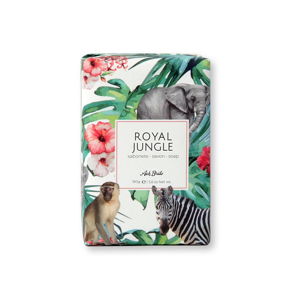 ROYAL JUNGLE. Jabones enriquecidos con arcilla verde (160g)