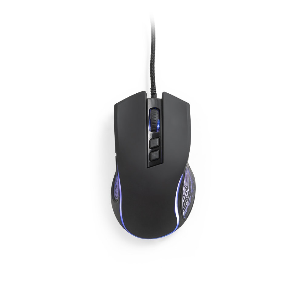 THORNE MOUSE RGB. Ratón gaming con cable de 1.5m y luces LED RGB, fabricado ABS