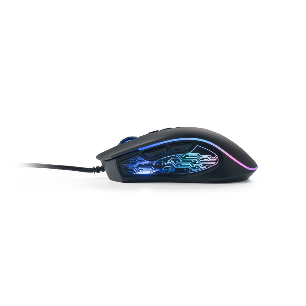 THORNE MOUSE RGB. Ratón gaming con cable de 1.5m y luces LED RGB, fabricado ABS
