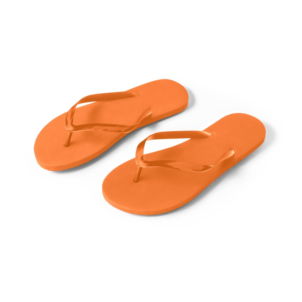 MAUPITI L / XL. Zapatillas cómodas con suela de PE y tira de PVC