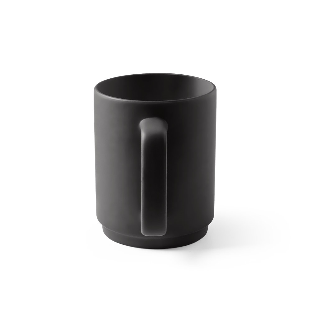 MIGHTY. Taza de cerámica con cuerpo cilíndrico 330 mL