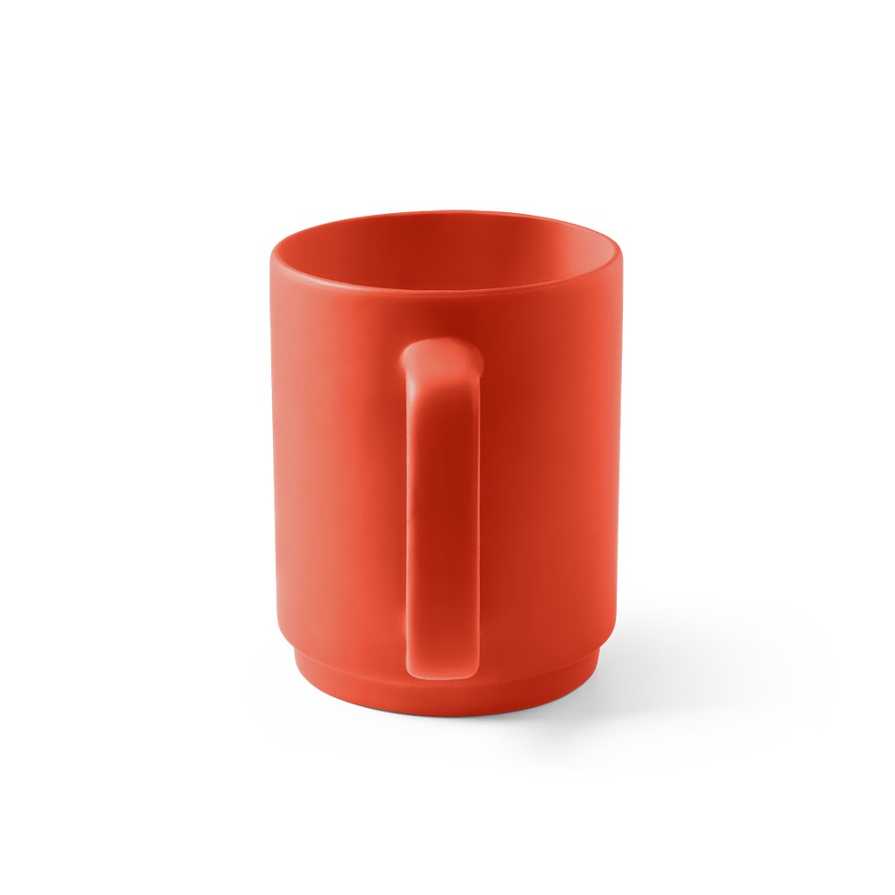 MIGHTY. Taza de cerámica con cuerpo cilíndrico 330 mL