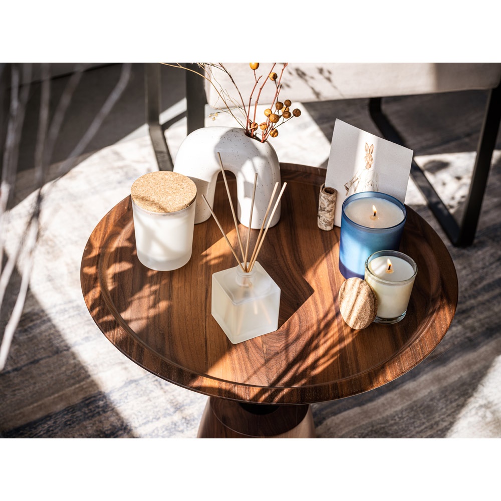 ZEN 80. Vela aromática en vaso de cristal con tapa de corcho 80 g