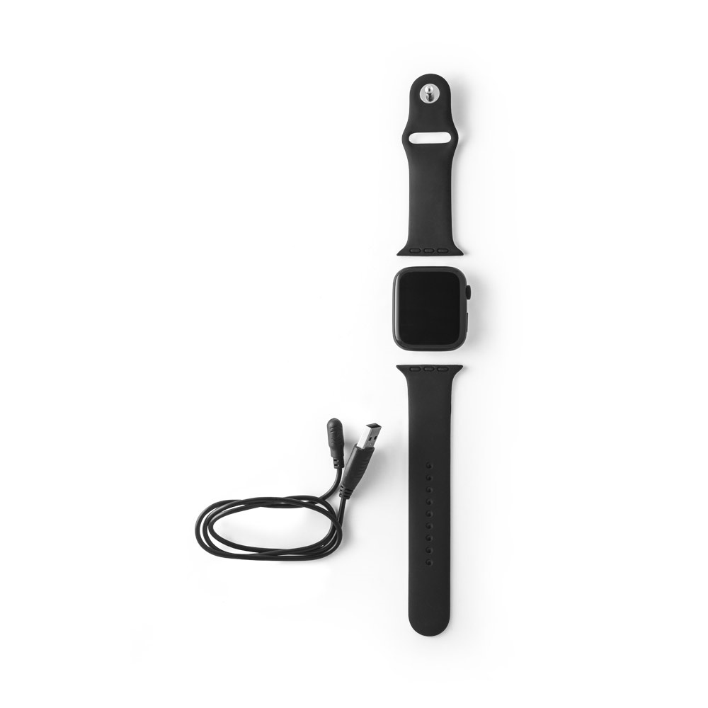 WILES. Smartwatch con pantalla de 1.85", IPX4 y 3 días de autonomía y correa de silicona