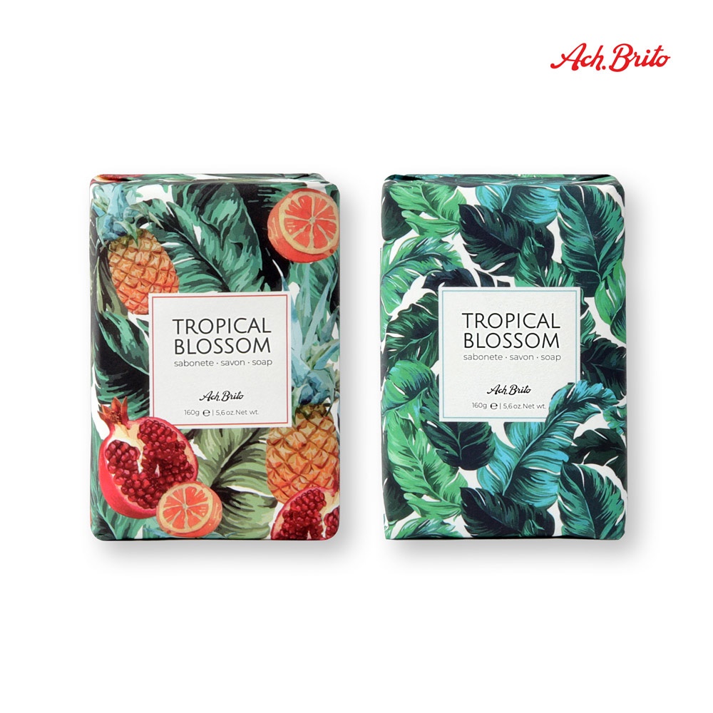 TROPICAL BLOSSOM. Jabones enriquecidos con aceite de oliva (160g)