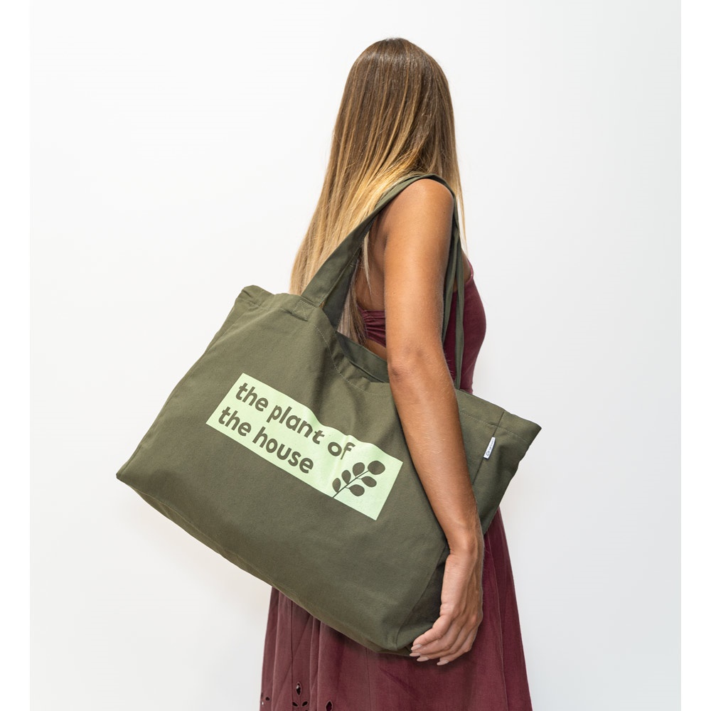 CAMDEN. Bolsa de algodón (50%), algodón reciclado (30%) y poliéster (20% rPET) (280 g/m²)