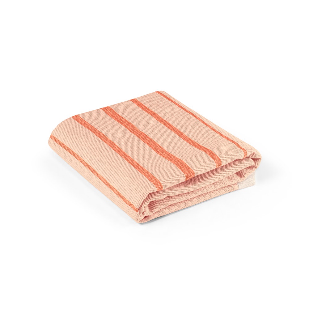 CAPLAN. Toalla multifuncional (260 g/m²) fabricada en algodón ligero y resistente (90%) y algodón reciclado (10%)