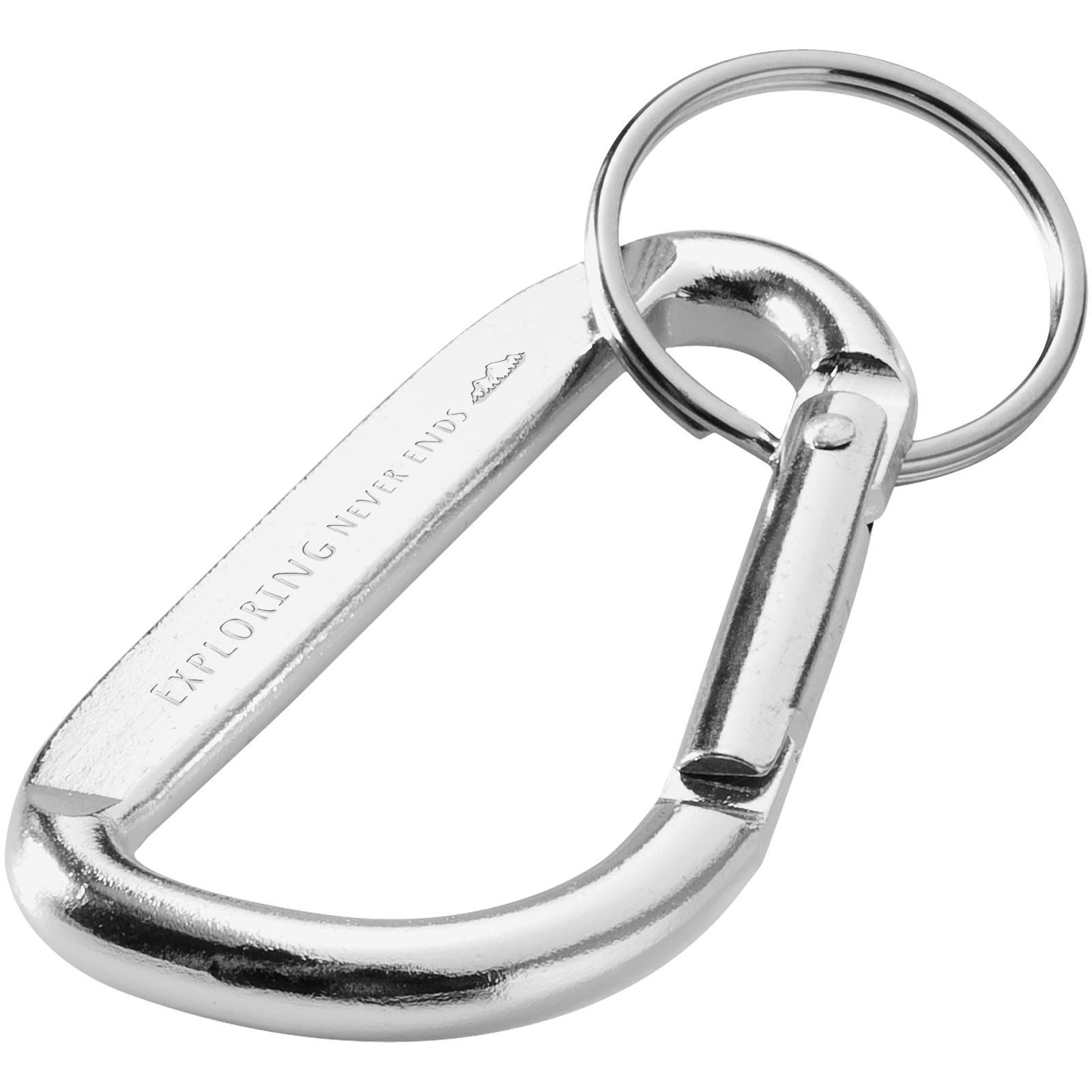 Llavero con mosquetón de aluminio reciclado RCS Timor