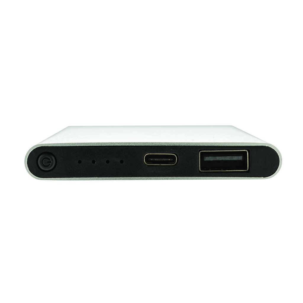 Powerbank plástico/aluminio RCS reciclado de 4000 mah tipo C