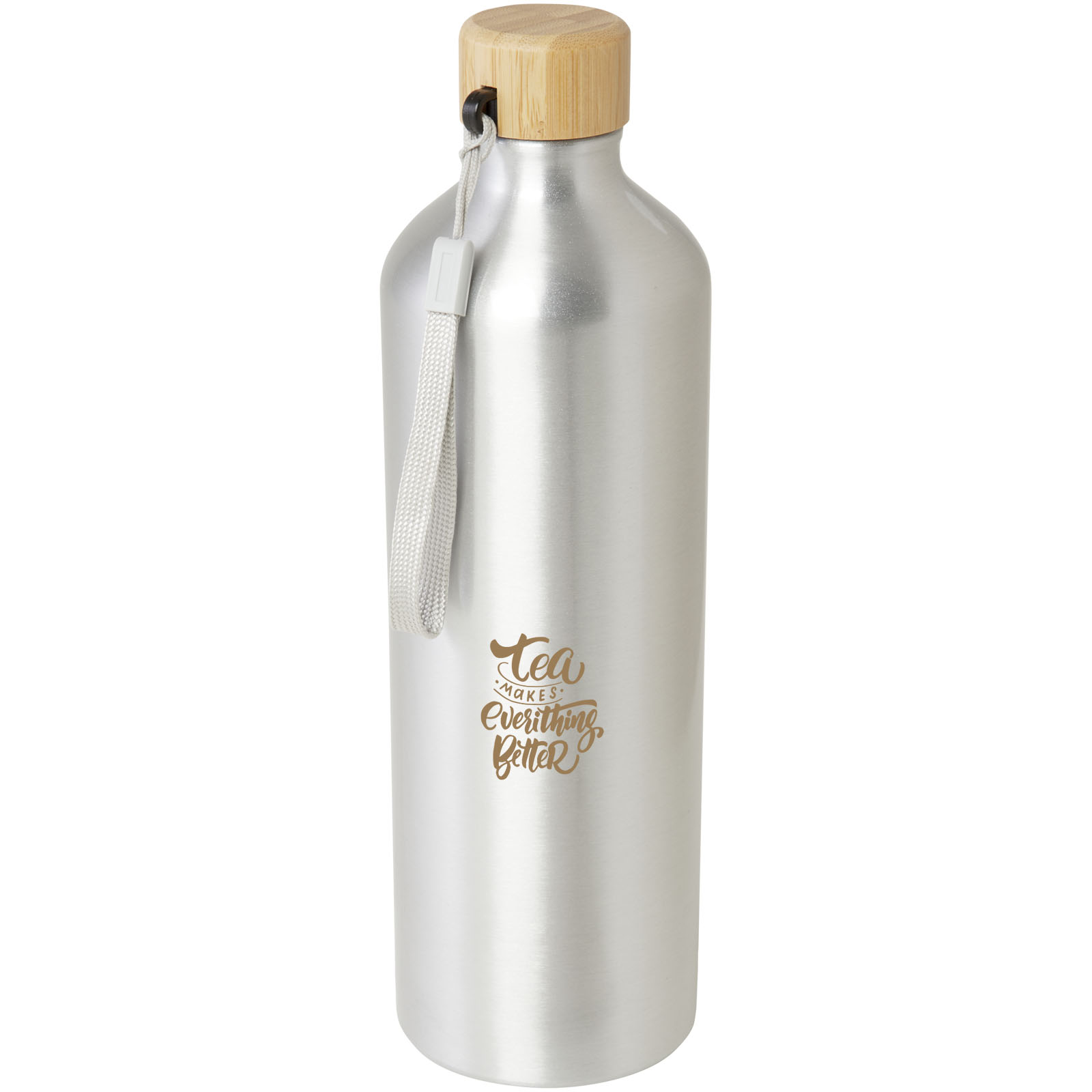 Bidón de aluminio reciclado de 1000 ml con certificación RCS Malpeza