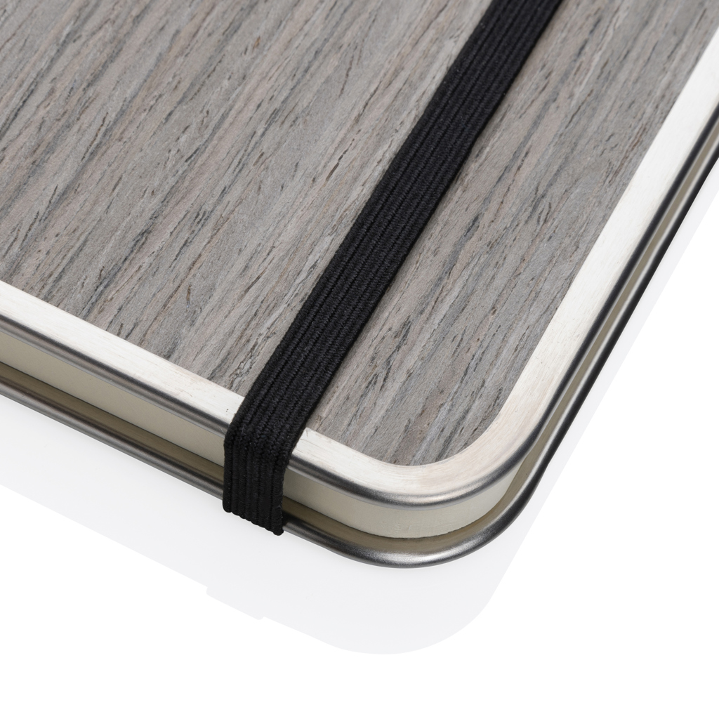 Cuaderno de lujo Treeline A5 con tapa de madera