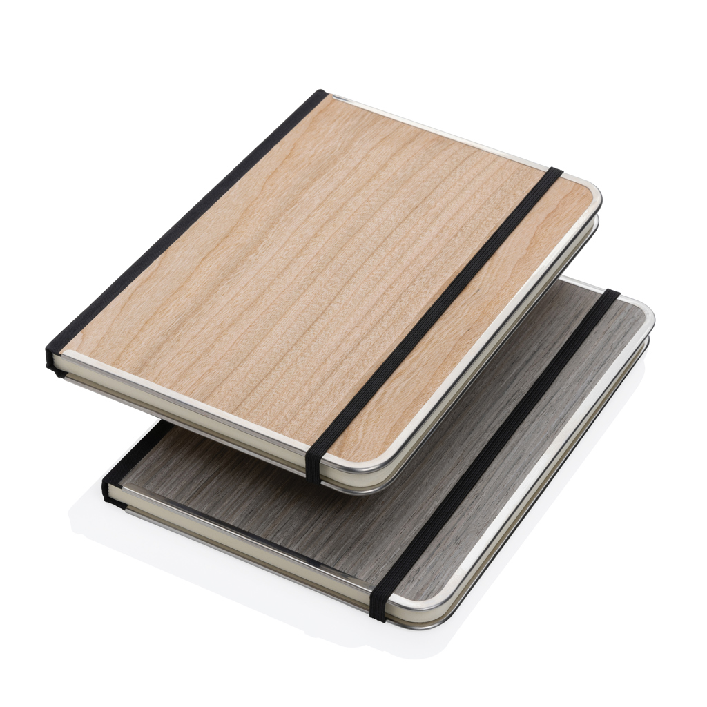 Cuaderno de lujo Treeline A5 con tapa de madera