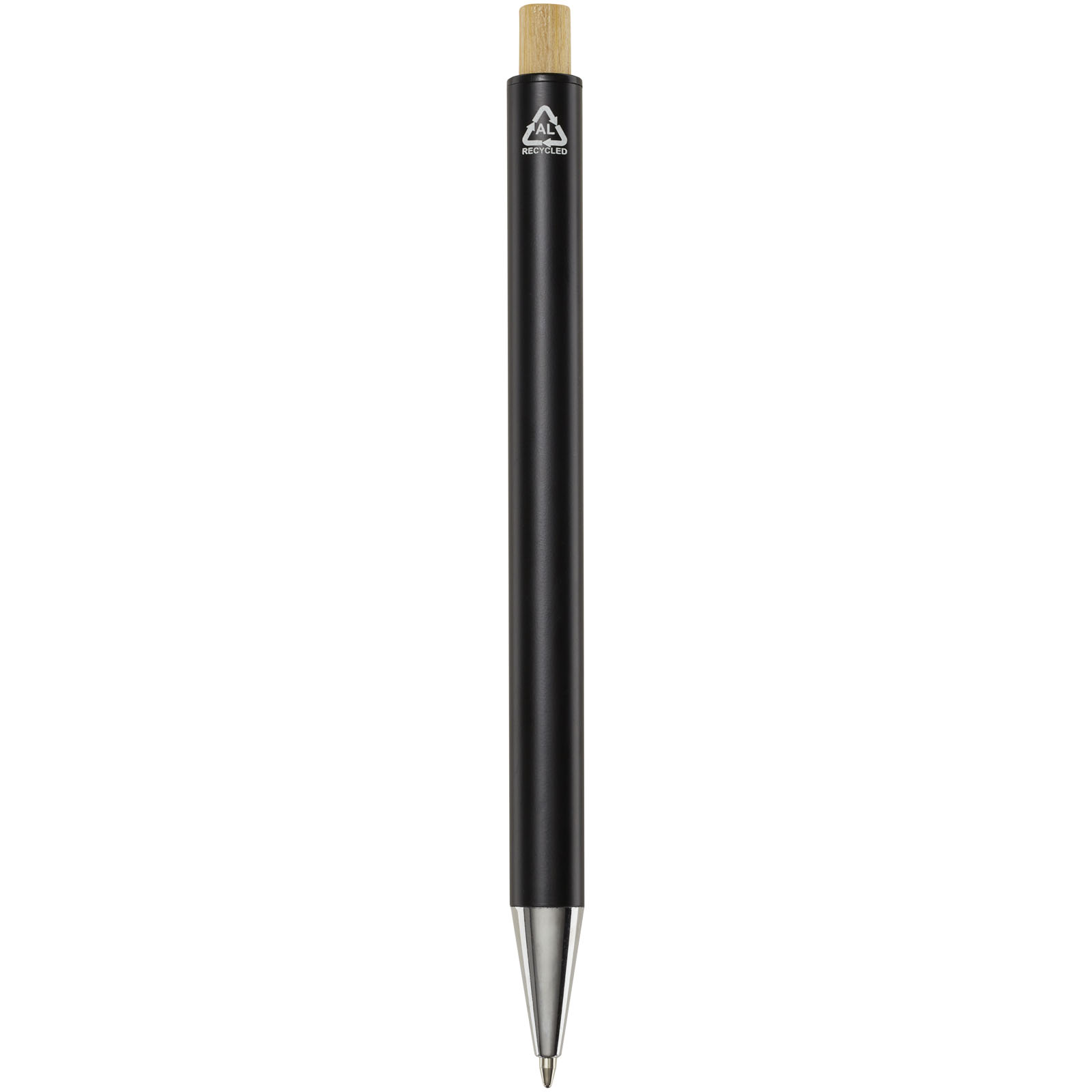 Bolígrafo de aluminio reciclado Cyrus (tinta negra)