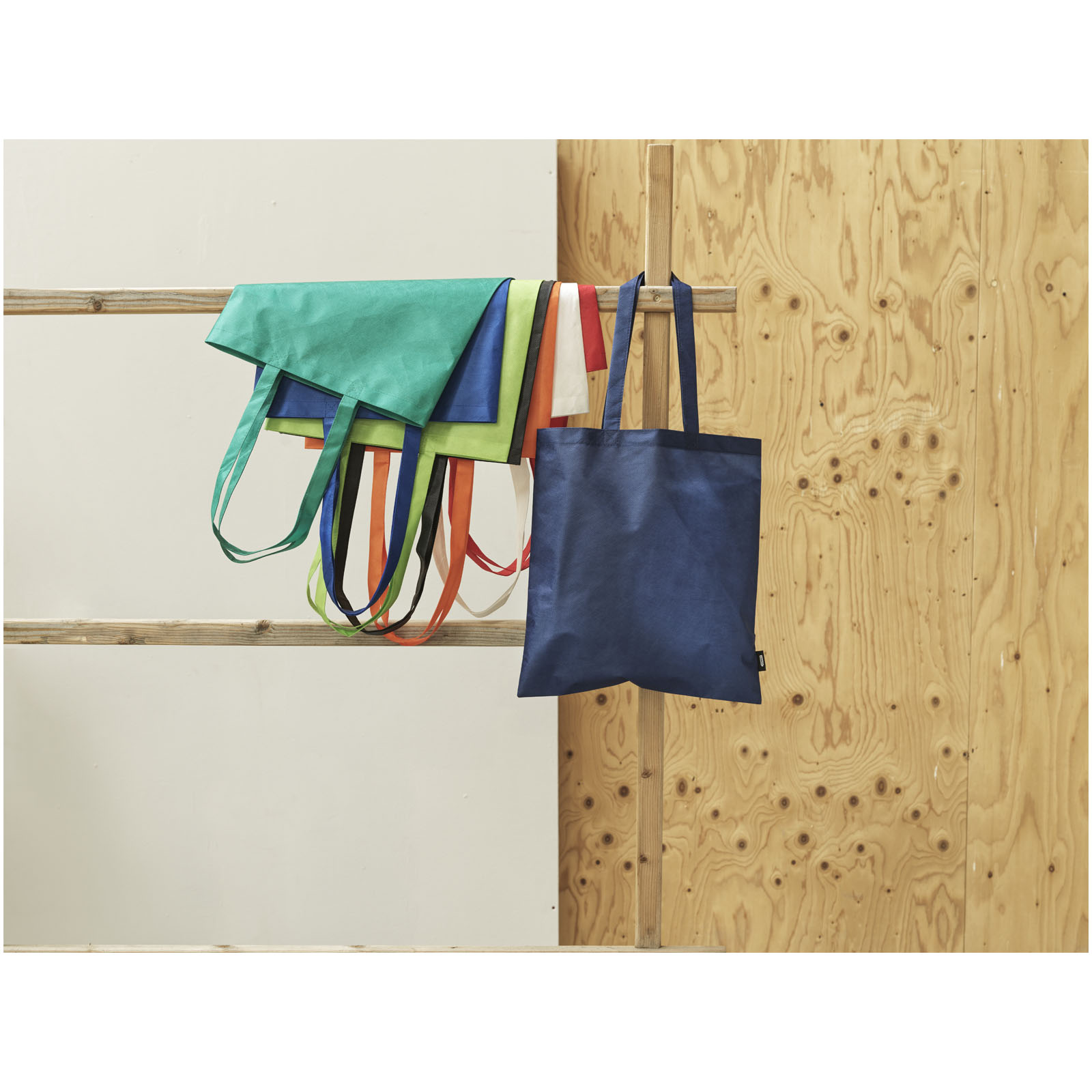 Bolsa Tote para congresos en non woven reciclado GRS de 6 l Zeus