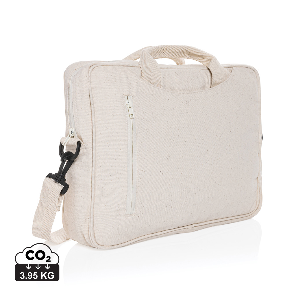 Maletín ordenador 15,4" de algodón reciclado Laluka AWARE™