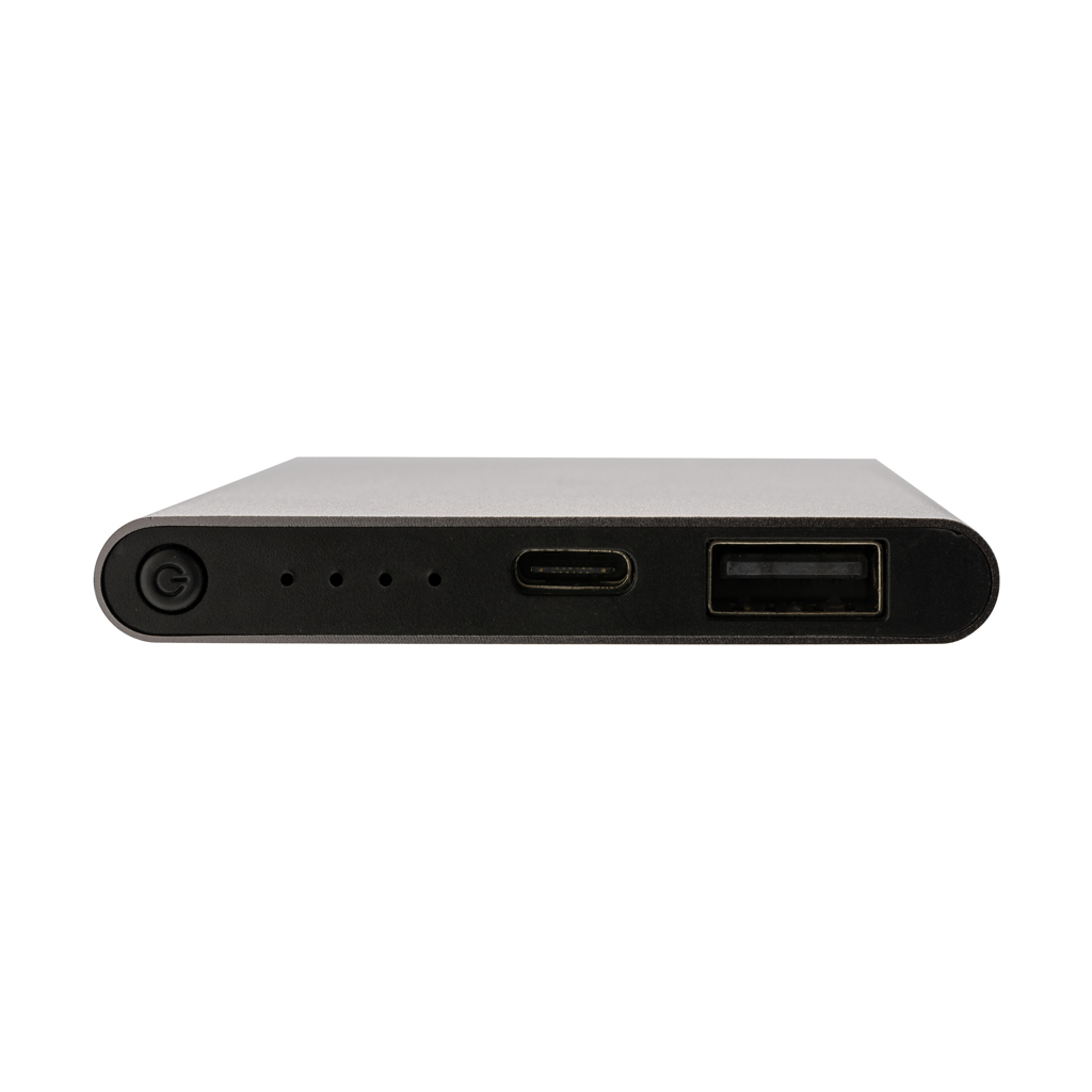 Powerbank plástico/aluminio RCS reciclado de 4000 mah tipo C