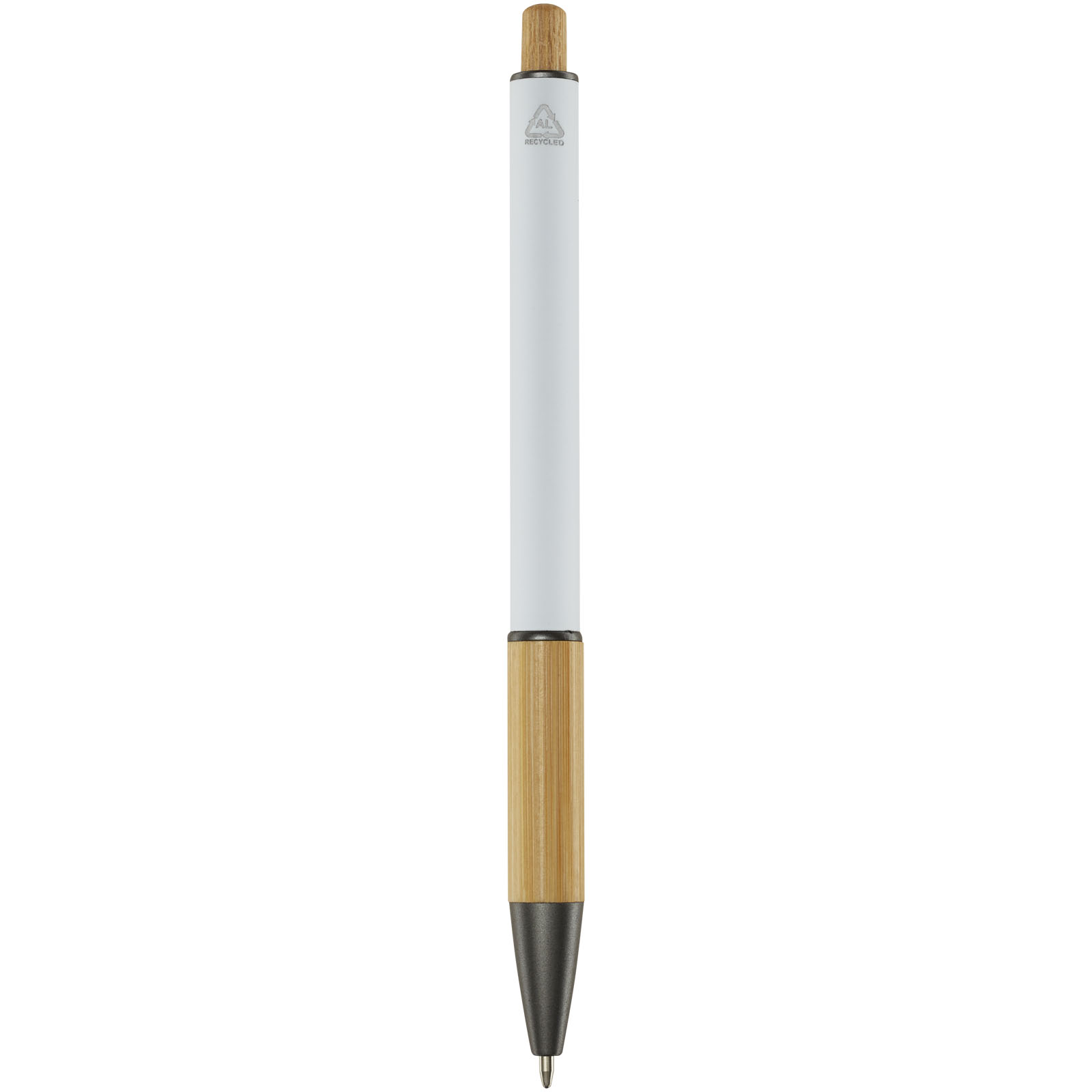 Bolígrafo de aluminio reciclado Darius (tinta negra)