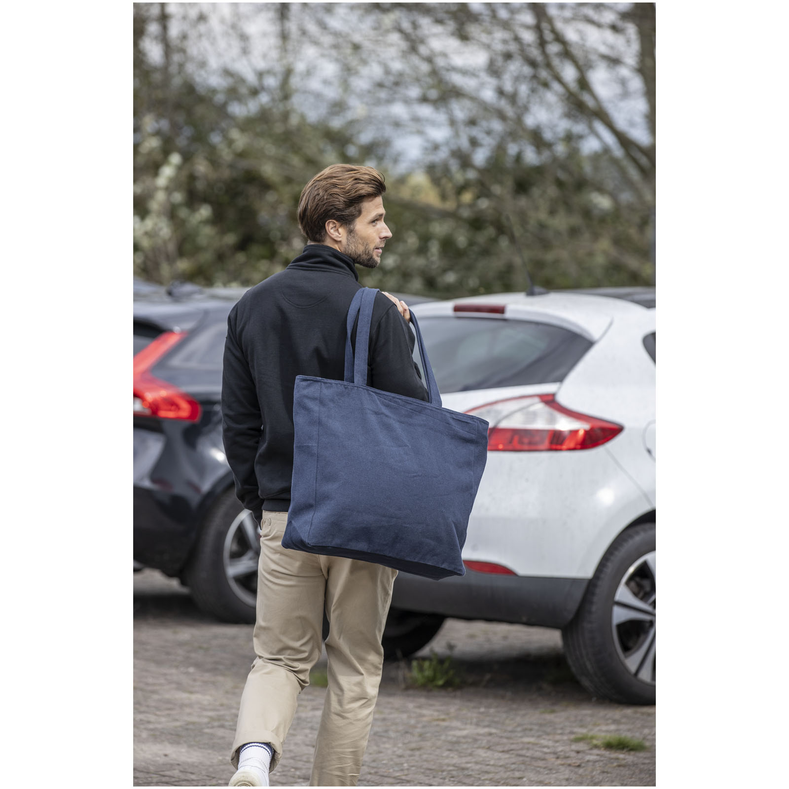 Bolsa Tote XL de 500 g/m² con material reciclado Aware™ Weekender