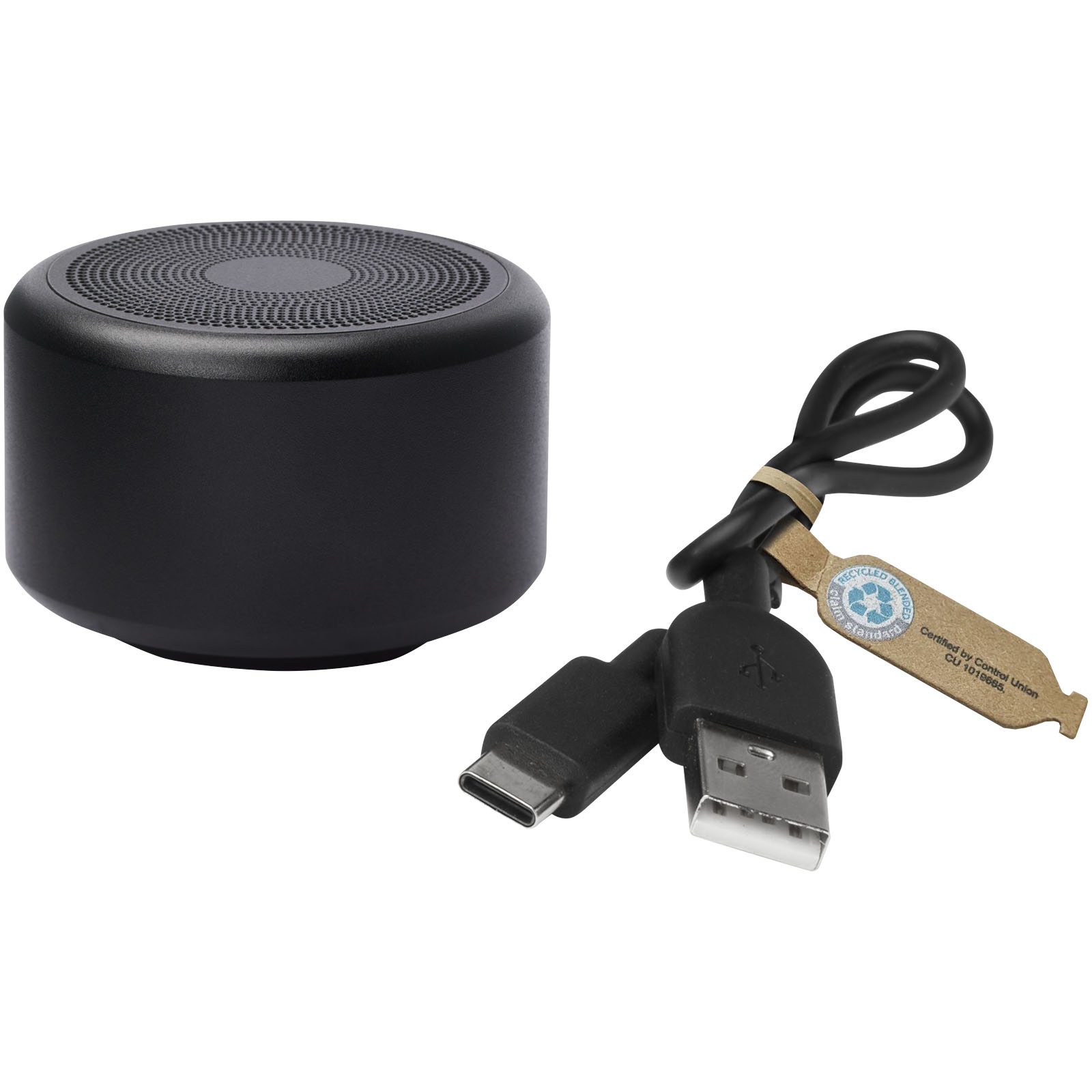 Minialtavoz Bluetooth® de aluminio reciclado de 3 w con certificación RCS  Rise