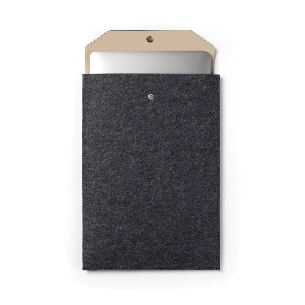 Funda para portátil de 15" de fieltro reciclado VINGA Albo