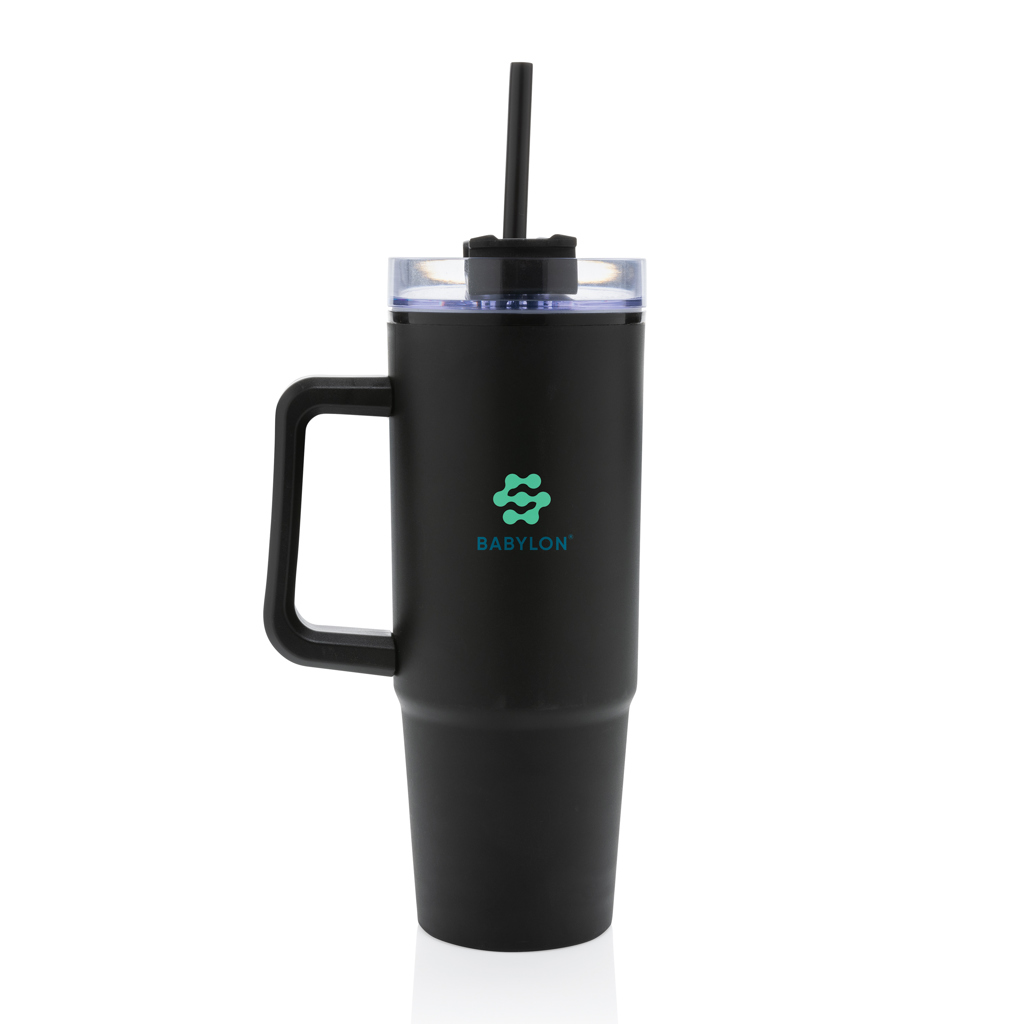 Vaso Tana RCS plástico reciclado con asa 900ML
