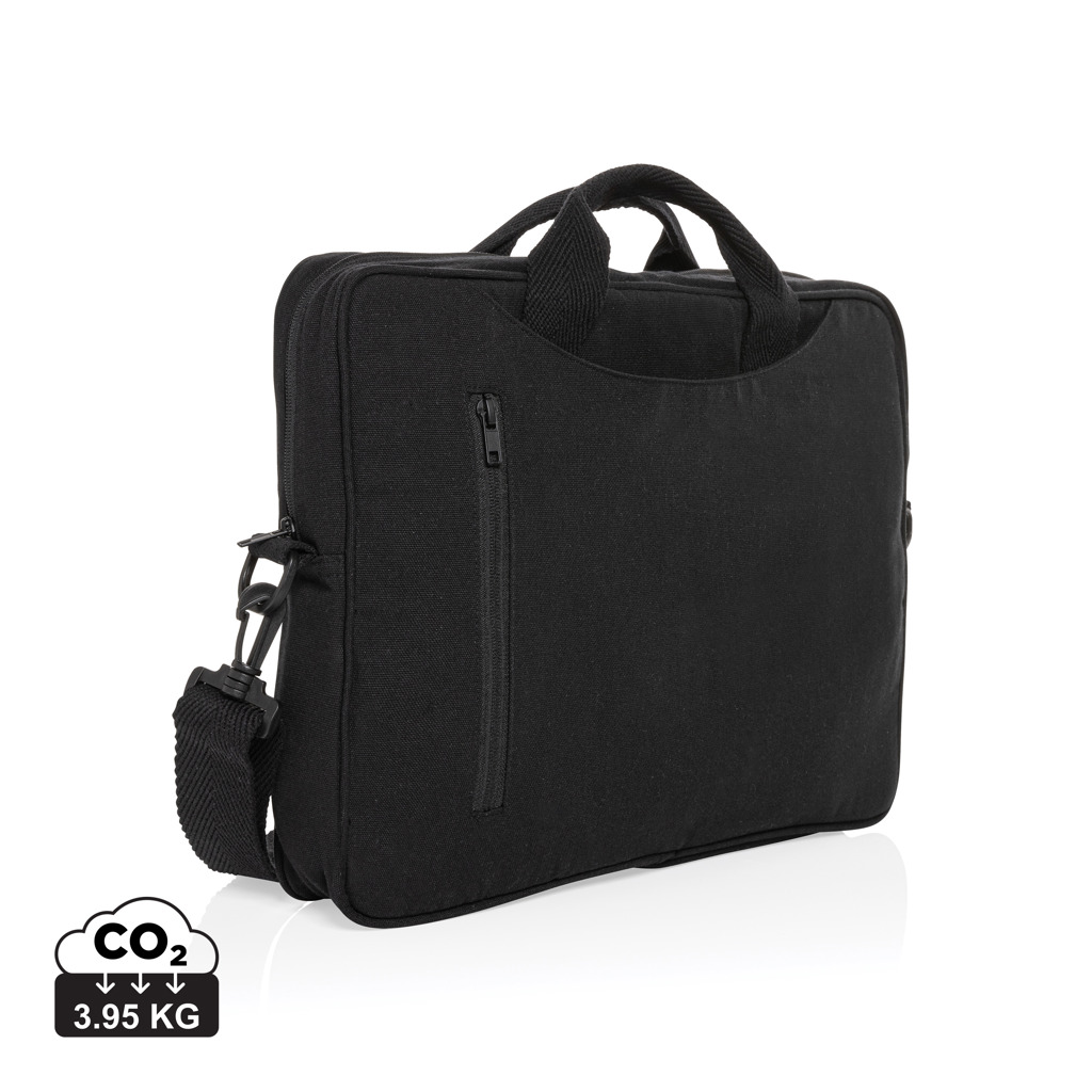 Maletín ordenador 15,4" de algodón reciclado Laluka AWARE™